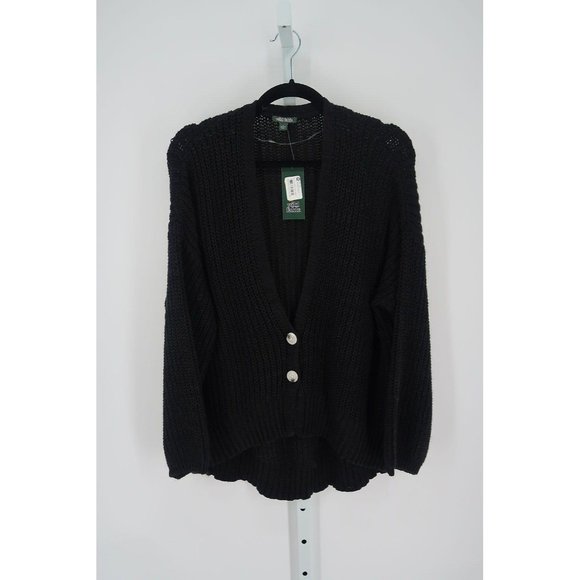 WOMEN'S CARDIGAN- WILD FABLEBLACK S -NEW W/TAGS